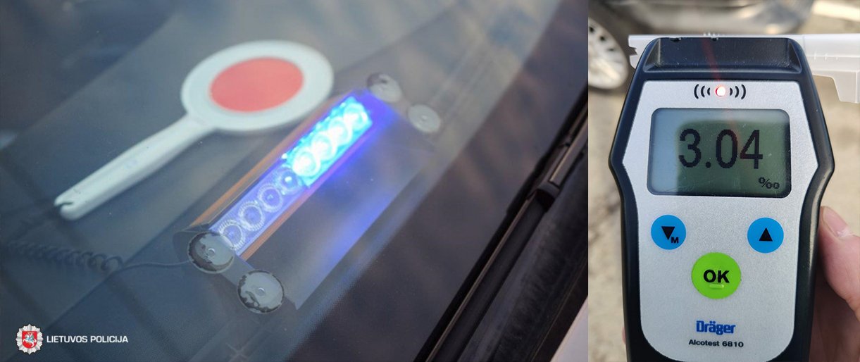 Kovo 19–21 d. Palangoje prevencinės priemonės ir padidintas policijos pareigūnų dėmesys vairuotojų blaivumui 