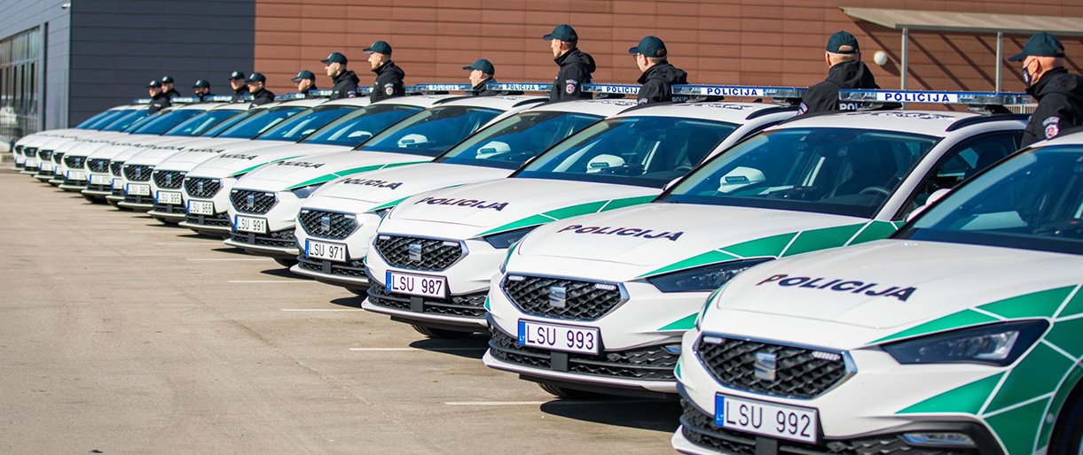 Palangos policijos komisariatas gavo du naujus automobilius Palangos policijos komisariatas gavo du naujus automobilius